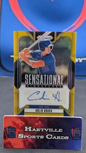 2025 Prizm Colin Houck Auto Gold Prizm #10/10 Mets Sensational Signatures Auto - Picture 1 of 2