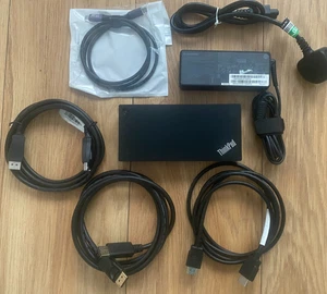 Lenovo ThinkPad UNIVERSAL Docking Station 40AY + 90W PSU+Cables Reed Description - Picture 1 of 9