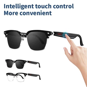 Gafas inteligentes Gafas de sol polarizadas Audio Micrófono Altavoces Bluetooth Llamada Cámara remota - Imagen 1 de 16