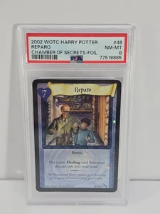 2002 Harry Potter TCG Reparo Foil PSA 8 NM-MT Chamber of Secrets WOTC Card - Bild 1 von 2