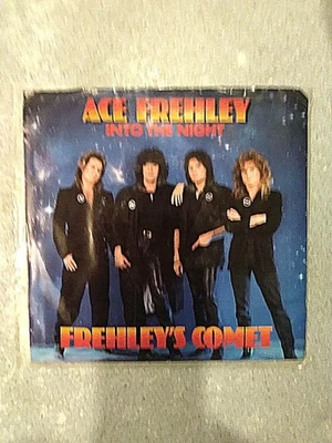Ace Frehley Into The Night 45RPM RECORD w/Pic Sleeve Megaforce 7-89255 KISS VG+ - Image 1 of 4
