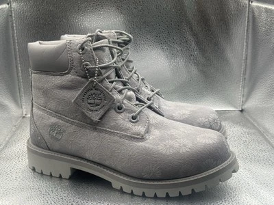 RARO 🚀 - Talla 3.5 TIMBERLAND NIÑOS PREMIUM 6 PULGADAS IMPERMEABLES BOTAS 'FLORALES' A197Z Foto 1 de 4