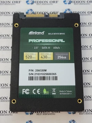 INLAND 256GB 2.5" SATA SSD 256GBM, Grade A+, SKU 14566 - Image 1 of 2