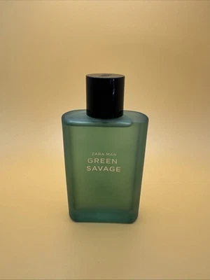 Zara Man Green Savage Colônia Masculina Eau De Toilette 90 ML NOVO SEM ETIQUETAS 2 - Imagem 1 de 4
