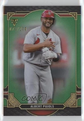 2022 Topps Triple Threads Emerald /259 Albert Pujols #71 - Image 1 of 2