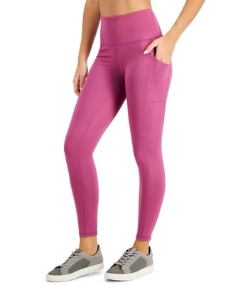 Ideology Compression Side Pocket 7/8 Length Leggings Sz S Purple NWT () - Image 1 of 4