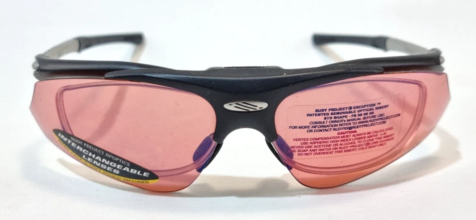 RUDY PROJECT EXCEPTION STD Unisex Radsportbrille SN96-06 + Sonnenclip Racing Red - Bild 1 von 4