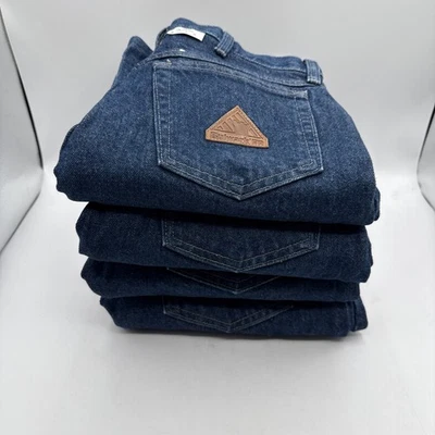 Lot Of 4 Bulwark FR (PEJ4DW5) Flame Resistant Denim Work Pants Women’s 30”x28” - Image 1 of 4