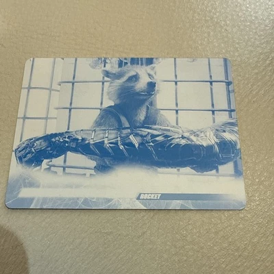 2024 Upper Deck Marvel Studios Series 1 Rocket Cyan Printing Plate 1 Of 1 (#67) - Image 1 of 4