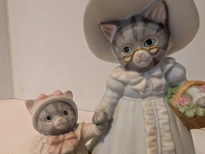 SCHMID KITTY CUCUMBER Priscilla and Baby Pickles Music Box Sunshine Of My Life - Picture 1 of 14