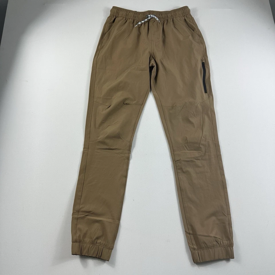 Pantalones de Jogger Lee Marrón Bolsillo con Cremallera Juvenil Grande 14/16 Rendimiento Activo Elastizados  Foto 1 de 4