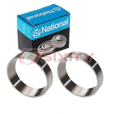 2 pc National Front Outer Wheel Bearing Races for 1946-1948 Ford Deluxe jh Foto 1 de 4