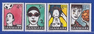 Dänemark 2003 Mi.-Nr. 1331-1334 Sport und Jugend **/MNH - Picture 1 of 1