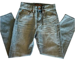Point Sur Denim Jeans Women Blue Midrise Straight Ankle Cropped sz P24 - Picture 1 of 16