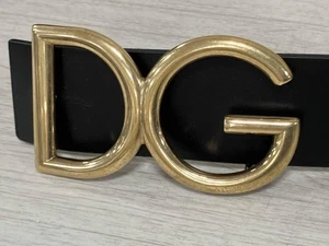 DOLCE&GABBANA Ledergürtel schwarz gebraucht - Bild 1 von 6