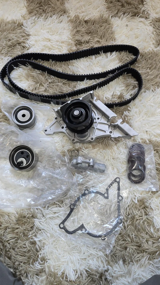Timing Belt Kit Water Pump Tensioner for 1998-2005 Audi A4 A6 VW Passat 2.8L V6 - Image 1 of 4
