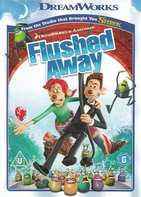 Flushed Away By Dreamworks & Aardman Animation - NEW Region 2 DVD - Image 1 of 2