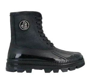 Jimmy Choo Oskar Black Combat Leather Boots Uk Size 5 Eu 38 RRP £795 - Picture 1 of 16