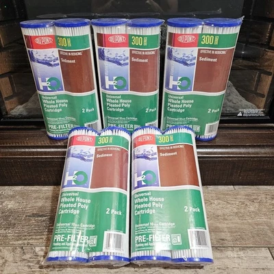 Dupont Water Filter Pleated Poly Cartridge 2-Pack Whole House Sediment Filters - Image 1 of 3