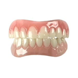 Comfort Fit Flex Teeth Set for Quick Smile Makeover - Natural Shade & Handmade - Picture 1 of 7