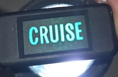 Lente indicadora de control de crucero Buick Century Regal 1974 1975 1976 1977 GM 1244110 Foto 1 de 2