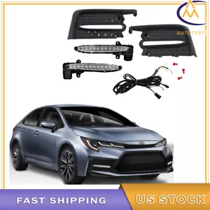 LED Fog Light Lamp Assy Right&Left Side For Toyota Corolla SE XSE 2020 2021 2022 - Picture 1 of 12