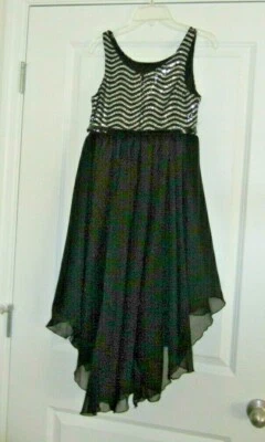  Amy’s Closet Black Sequin formal Sleeveless Dress Size 16 Worn Once - Image 1 of 4