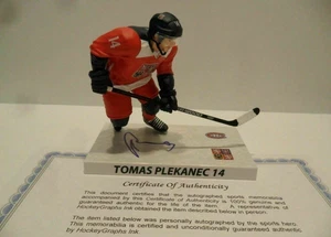 Tomas Plekanec Autographed Team Czech Republic ID McFarlane COA Montreal - Picture 1 of 5
