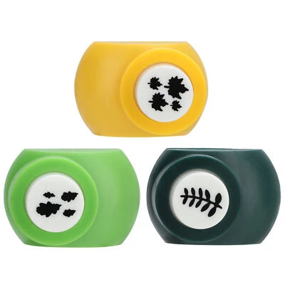 Beautiful Paper Punch Cutter Tree Leaf Making Mold DIY Craft Accessories W/8p UK
