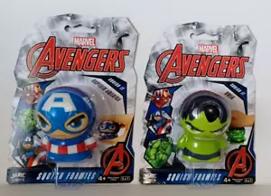 MARVEL AVENGERS-Squish Foamies-Captain America & Hulk-ages 4 and up - Picture 1 of 8