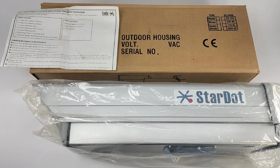 StarDot ENC-OUTD2 Outdoor Housing Lt. Duty Weatherproof Enclosure for NetCam XL  - Image 1 of 4