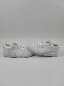 Air Jordan 1 Low Triple White Women's Size 7.5 - Picture 1 of 9