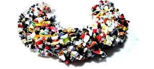 Multi Stone Chips 4-6mm Smooth Plain Gemstone Beads 32"Inch 1 Necklace - Picture 1 of 12