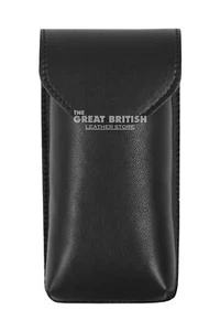 UNISEX Sun Glasses Genuine Leather Glasses Case Sleeve Pouch - Picture 1 of 8