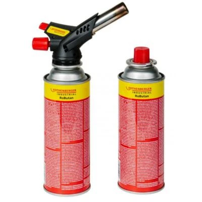 Gasbrenner Rothenberger Gasbrenner Set RS 220 inklusive 2 RoButan Gaskartuschen - Bild 1 von 4