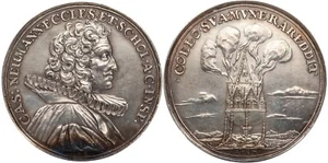 i-501082 Germany Silesia Breslau - Silver Medal of the XVII-XVIII+BR. Copie - Picture 1 of 1