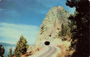 CAVE ROCK HIGHWAY 50 NEAR LAKE TAHOE, NEVADA Vintage PC - Picture 1 of 2