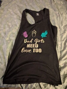 Disney Villains "Bad Girls Need Love Too" Raceback Tank Top - Picture 1 of 2