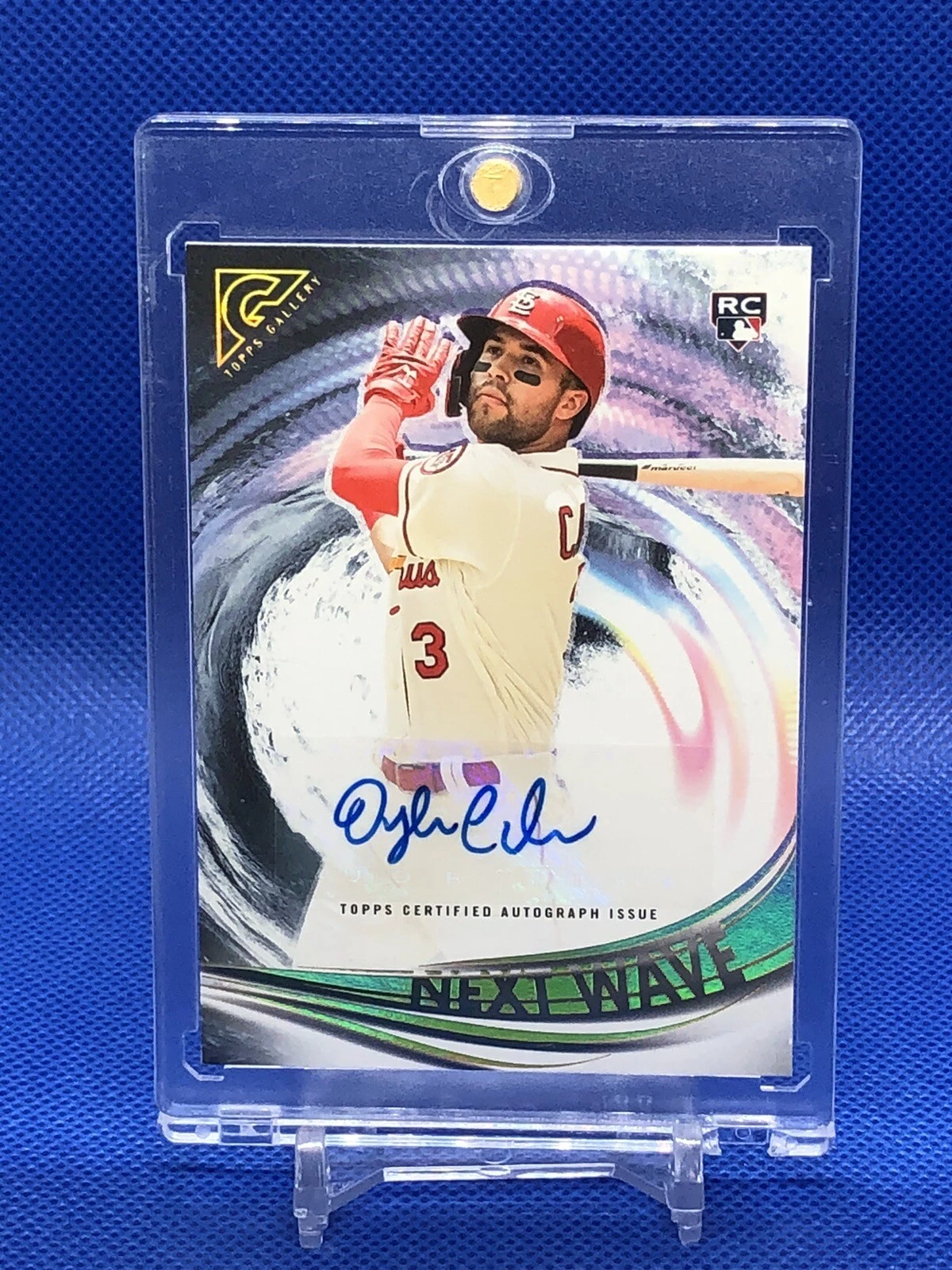 Dylan Carlson 2021 Topps Gallery Next Wave RC Rookie Auto Autograph #25/25 SSP