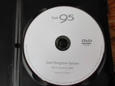  2004 2005 2006 2007 SAAB 9.5 AERO SEDAN  WAGON NAVIGATION DVD  12767414 OEM - Image 1 of 4