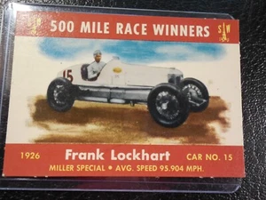 1954 Stark Wetzel Meats and Wieners Indy Indianapolis 500 Frank Lockhart 1926 - Picture 1 of 2