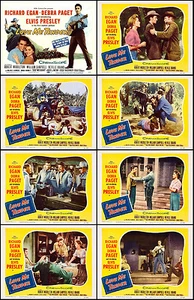 ELVIS PRESLEY 1st Movie LOVE ME TENDER Full Set Of 8 Indiv 8x10 LC Prints 1956 - Bild 1 von 1