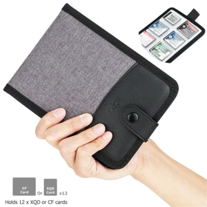 Camera Carrying Memory Card Case Holder Pouch Protector Storage for XQD CF Cards