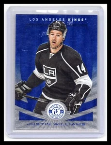 2013-14 Panini Totally Certified #123 Justin Williams Platinum Blue #/50 - Picture 1 of 2