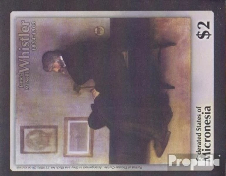 Micronesia block126 mint/MNH 2003 Death of James Abbott mc Neill - Image 1 of 1