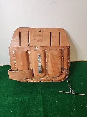 Vintage Sears Craftsman 945805 Top Grain Cowhide Leather Electricians Pouch Bag - Image 1 of 4