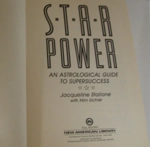Star-Power Astrological Guide to Supersuccess 1989 Jacqueline Stallone Eichler - Picture 1 of 2