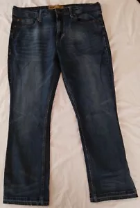 Seven7 Straight Fit Jeans Medium Wash Men's Size 36 x 30 - Picture 1 of 12