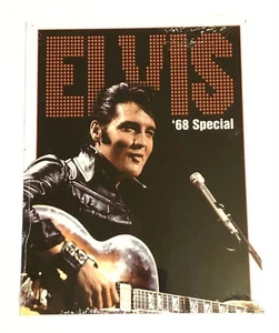 Motocicleta Elvis Presley 68 Especial Nuevo Metal 8 1/2x16 pulgadas - Imagen 1 de 3