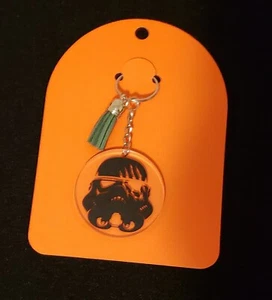 Star Wars Storm Trooper Keychain With Leather Tassel - Bild 1 von 1
